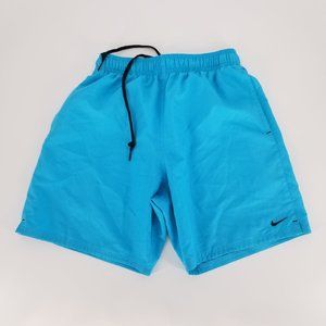 Nike Womens Blue Sm Work Out Shorts